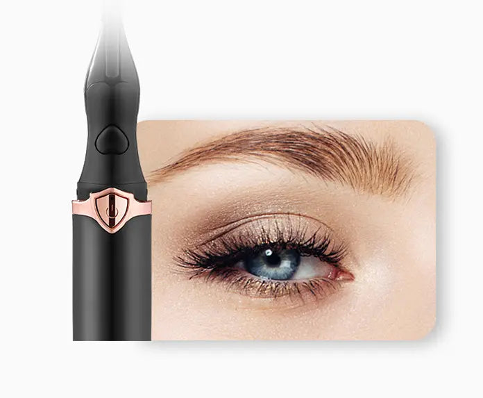 Rechargeable 360 Rotating Portable Eyelash Curler Makeup Tools Maroon Asteria