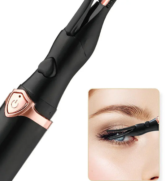 Rechargeable 360 Rotating Portable Eyelash Curler Makeup Tools Maroon Asteria